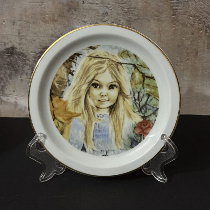 Kolekcjonerski talerz porcelanowy „Dzieci w malarstwie” – 1989 r.