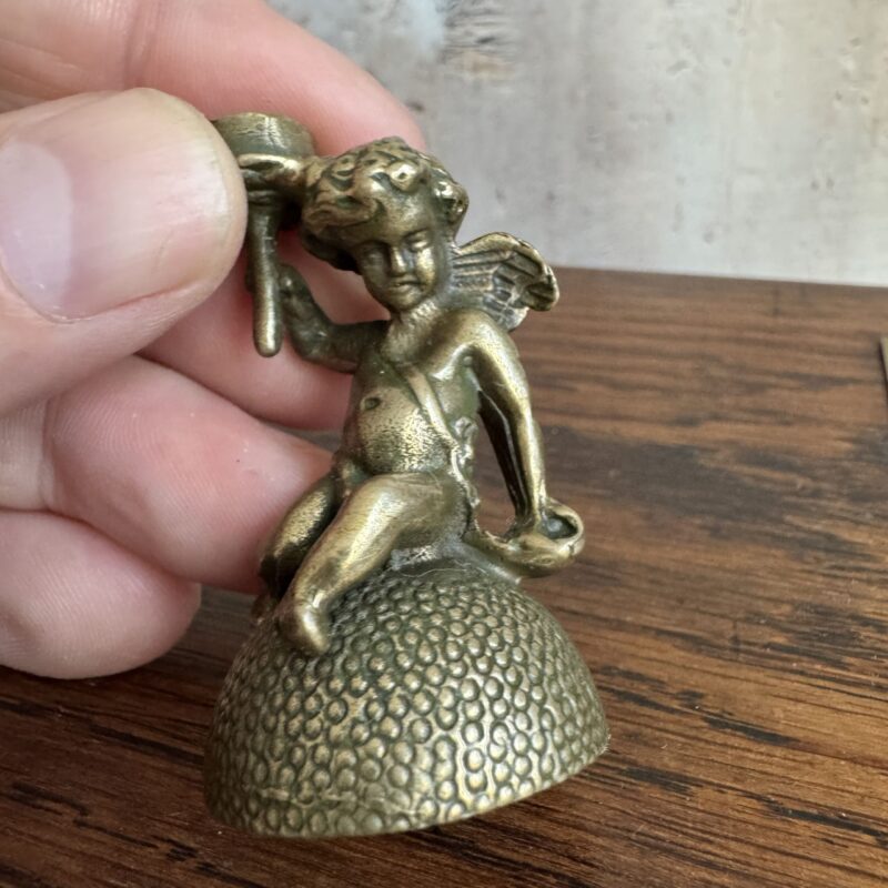 Świecznik mosiężny „Aniołek” – 5,5 cm