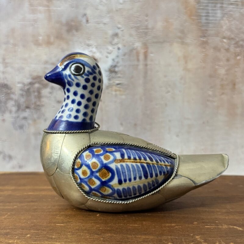 Figurka - ceramiczny ptak Tonalá