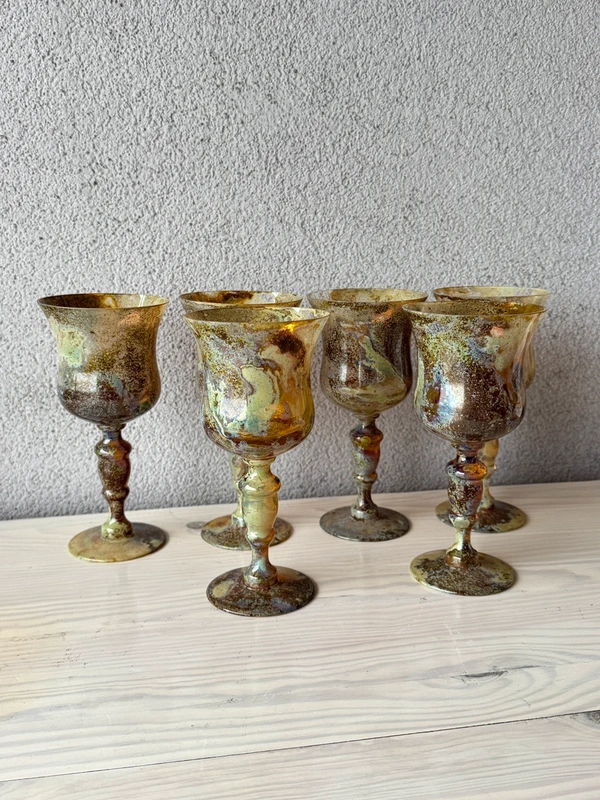 Kielichy Mimoza, huta Hortensja, lata 70 - obrazek 2