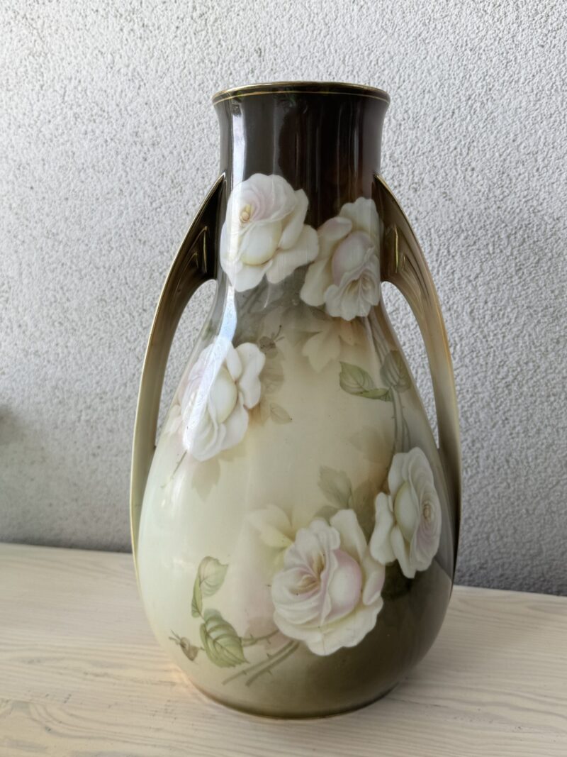 Porcelanowy wazon RS Suhl (Tułowice)