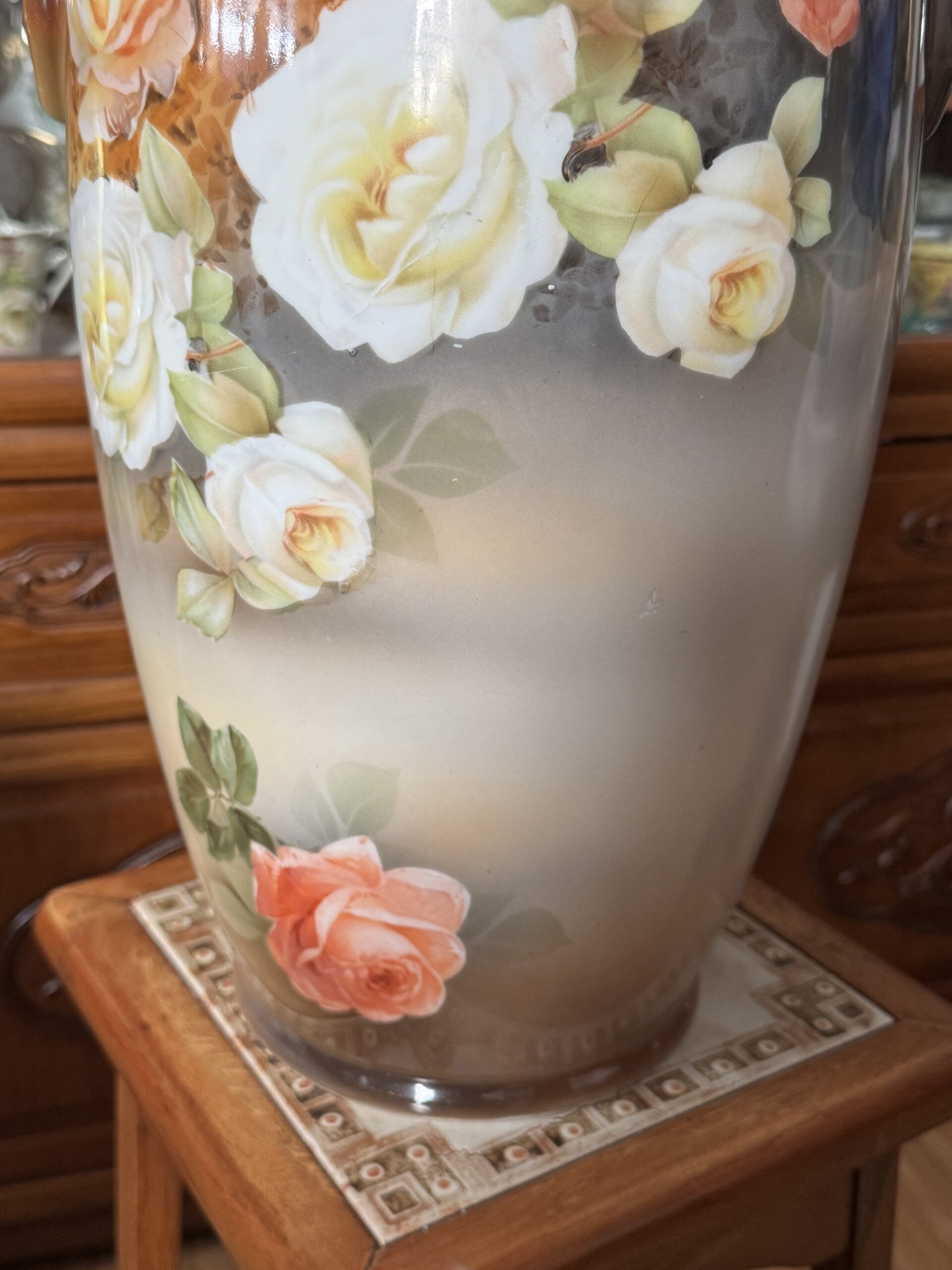 Wazon porcelanowy Tillowitz (Tułowice) – 43 cm - obrazek 3
