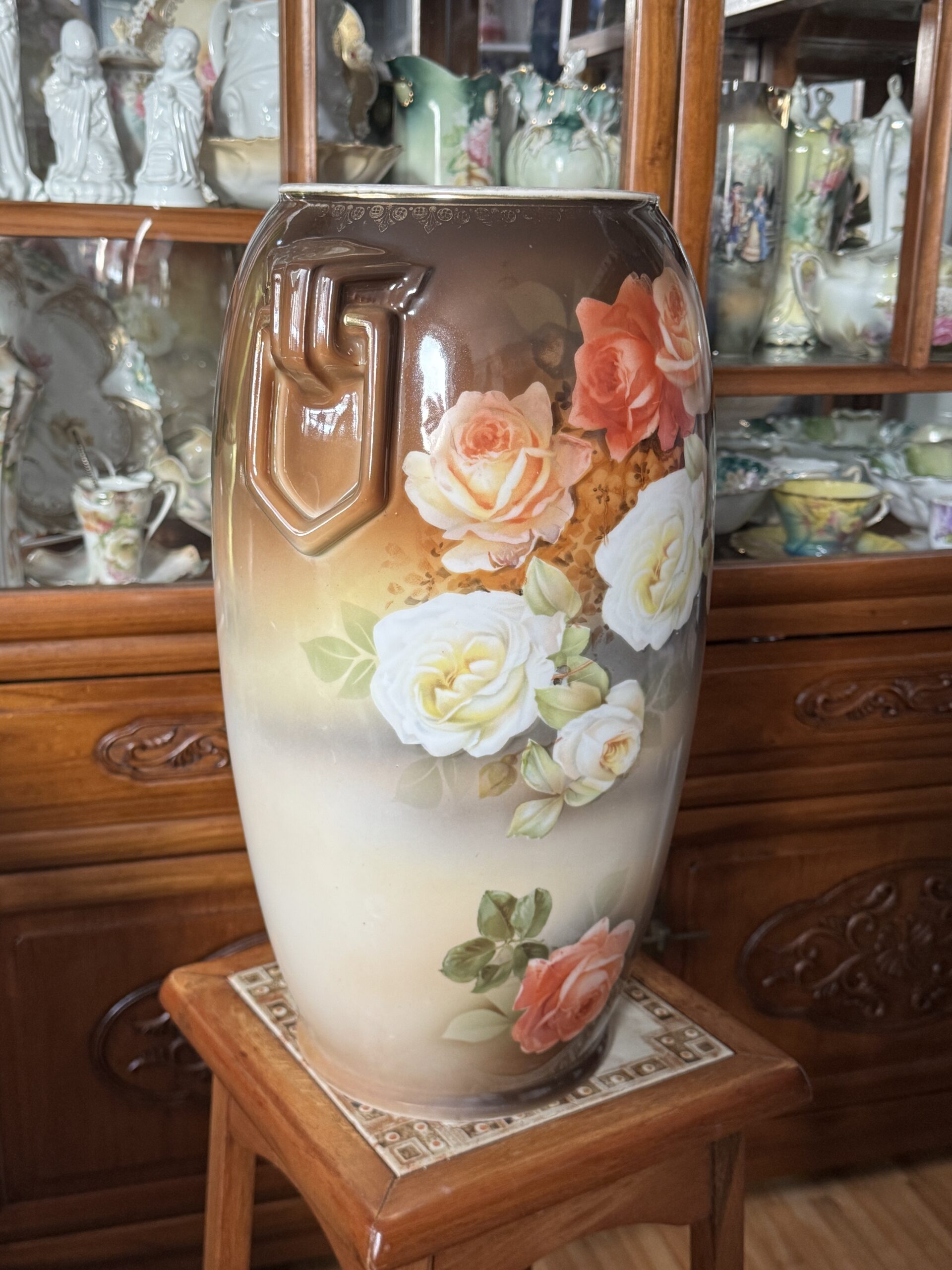 Wazon porcelanowy Tillowitz (Tułowice) – 43 cm - obrazek 2