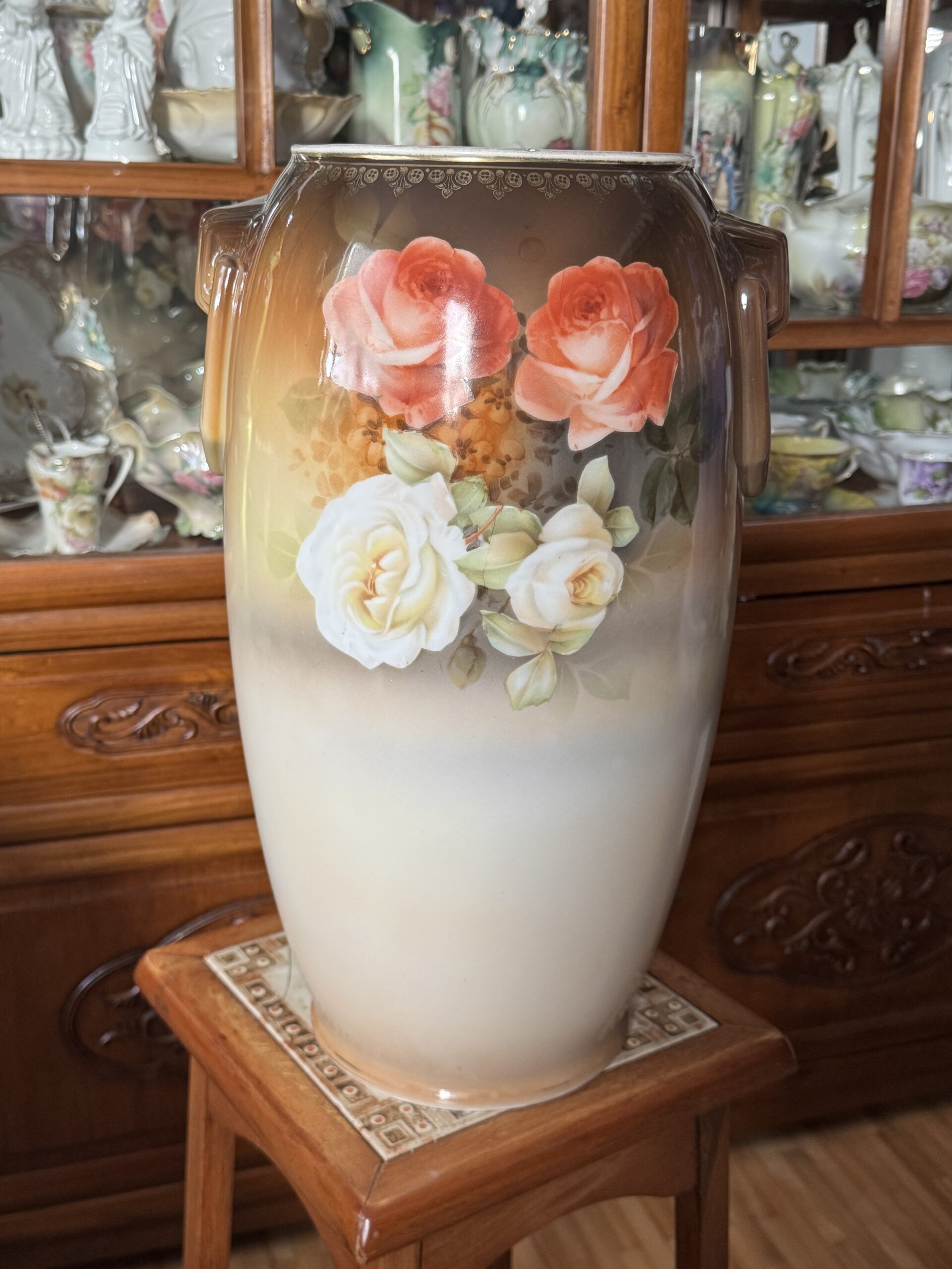 Wazon porcelanowy Tillowitz (Tułowice) – 43 cm - obrazek 5