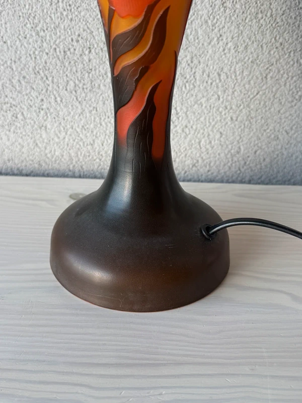 Podstawa lampy w stylu Emile'a Gallé - obrazek 2